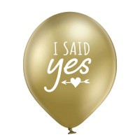 Standaard ballonnen-D11- Glossy Bride to be (6st assorted)