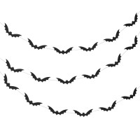 Guirlande Halloween Chauves-souris noires (5m)