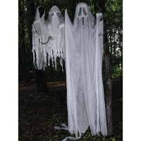 Halloween Hangdecoratie: Wit Spook (300cm)