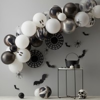 Balloons Halloween Skull White (5pcs.)