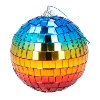 Set 6 Rainbow Disco balls 6pcs. (8cm)