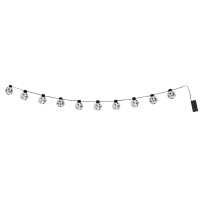 LED Lights String Party ball Silver (140cm)