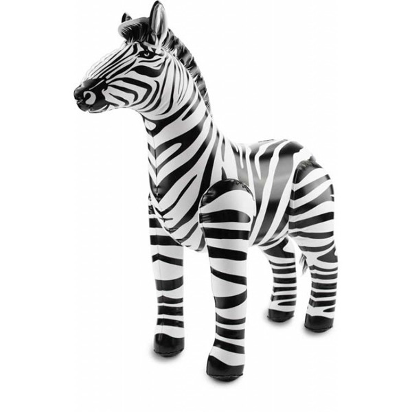 Decoratie - Zebra Opblaasbaar (60x55cm)