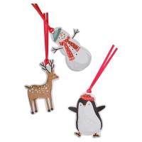 Novelty Christmas Gift Tags and Ribbon