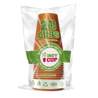 American Cups Oranje, Herbruikbaar - 20 stuks (300ml)