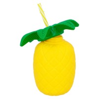 Pineapple cup with straw 800ml