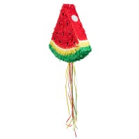 Piñata à Tirer Pastèque (37.5 x 8.5 x 34.5 cm)