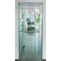Party Foliegordijn Backdrop Tinsel Iriserend Lichtblauw (200x100cm)