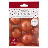 Mini Ballonnen (12cm) Set voor Ballonstand Mozaiek, Rood - 40 stuks