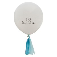 Big Brother Ballon met Blauwe Tassel