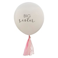 Big Sister Ballon met Roze Tassel