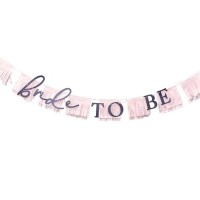 Bunting "Bride to Be" with Tassels (1,5m)