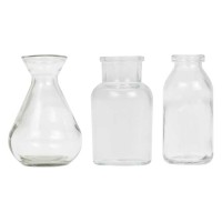 Mini Vasen Set Glass - 3 Pc.