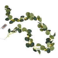 Slinger Kunstmatige Eucalyptus met 20 Lichtjes (2m)