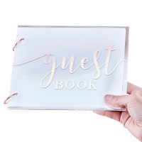 Acrylic Wedding Guest Book (18 x 22 cm)