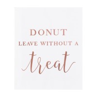 Snoepzakjes Donut Leave Without A Treat - 20 stuks