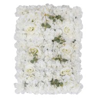 Dalles de Fond Murales en Fleurs de Roses Blanches (60cm x 40cm)
