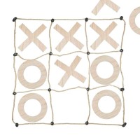 Party Game 'O & X' Holz und Seil (1 x 1m)