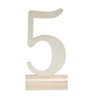 Wooden Wedding Table Numbers - Set of 12 (15 x 15cm)