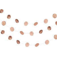 Guirlande Confettis Rose doré (5m)