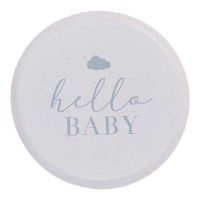 Paper Plates Eco 'Hello Baby' - 8 pcs. (25cm)