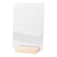 Klein Bord Acryl Transparant Personaliseerbaar (14,8 x 21cm)