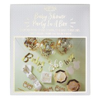 Gold Baby Shower Party In A Box