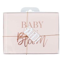 Livre d'Or 'Baby in Bloom' Rosé Doré (16 x 22cm)