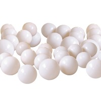 Mini Ballonnen (12cm) Set voor Ballonstand Mozaiek, Nude - 40 stuks