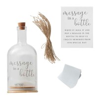 Alternatief Gastenboek 'Message in a Bottle' (10 x 23cm)