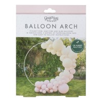 DIY Arc de Ballons Pink, Cream & White