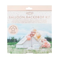 DIY Balloon Arch Kit Rose Gold Chrome & Nude
