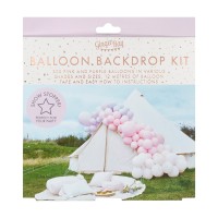 DIY Pakket Ballonboog Pastel Paars & Roze