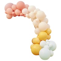 DIY Arc de Ballons Muted Pastel