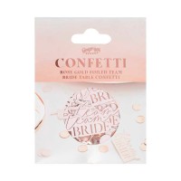 Confettis de Table Hen Party 'Team Bride' Rose