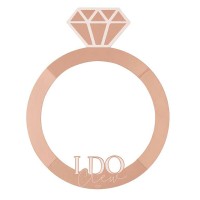 Photo Booth 'Team I do' Ring Rose Gold (59 x 74cm)