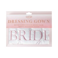 'Bride To Be' Dressing Gown White