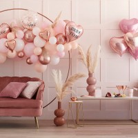 Rose Gold Hen Party Balloons Bundle