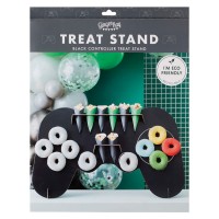 Game On 3D Controller Treat Stand Black (43 x 70cm)