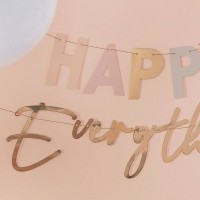 Bunting Happy Everything Gold Foiled