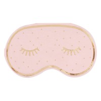 Gold Foiled and Pink Eye Mask Shaped Napkin - 16pcs.