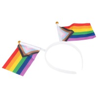Pride Progress Flag Boppers Headband 
