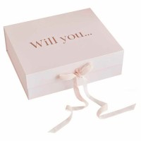 Proposal Box Bridesmaid Rose Gold