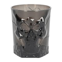 Plastic Drinking Cup Smoke Skull (400ml)