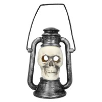 Lantaarn LED Licht Skull 3 kleuren (26 x 18cm)