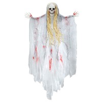 Halloween Hangdecoratie: Bloedend Spook (56 x 90cm)