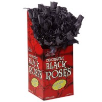Rose schwarz 44cm