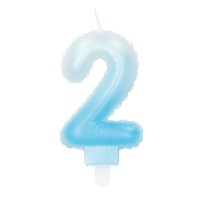 Pastel Candle Number '2'