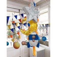 Piñata Étoile Argenté (44 x 44 cm)