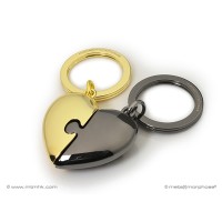 Metalmorphose Porte-clés - Coeur Puzzle